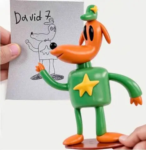 Custom 3D Sculptures from Kids Drawings - Mopoly