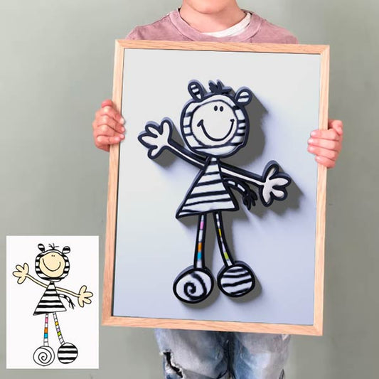Custom 3D Art from Kids’ Drawings – Personalized Keepsakes - Mopoly