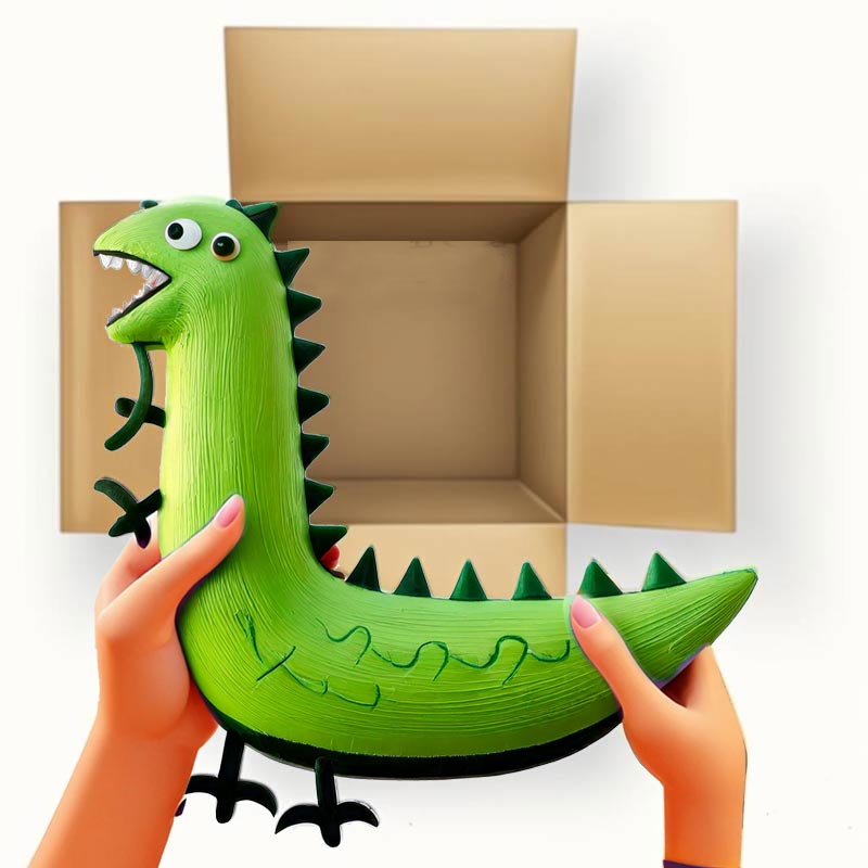 Shipped to Customer
Your custom sculpture is safely packed and shipped to you.