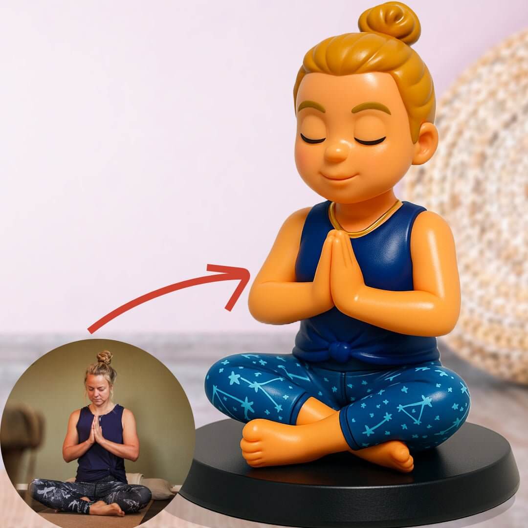 Your Figure in a Personalized Sculpture with a Base - Mopoly