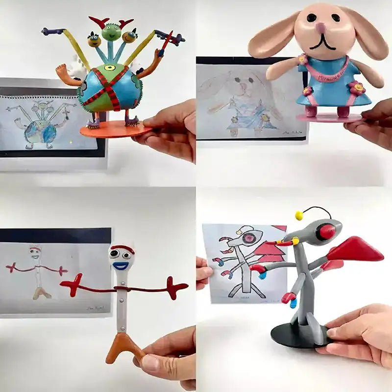 #product_name Transform Your Child's Drawing into a Unique 3D Toy Mopoly