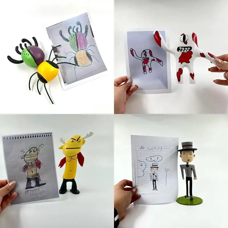 #product_name Transform Your Child's Drawing into a Unique 3D Toy Mopoly