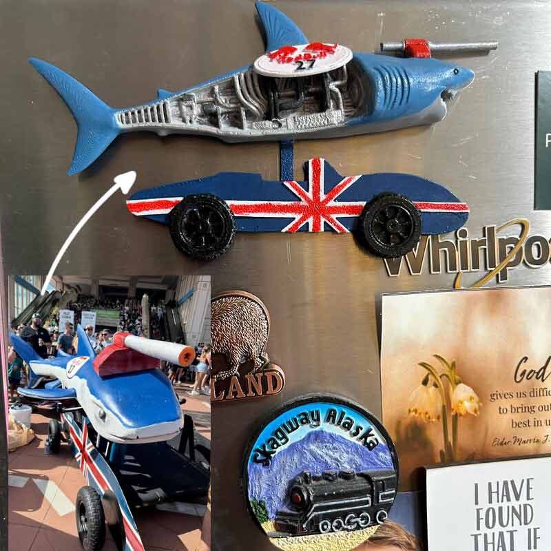 Custom 3D Magnet Sculptures - Mopoly