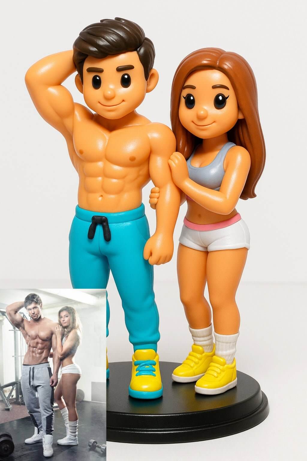 Your Figure in a Personalized Sculpture with a Base - Mopoly